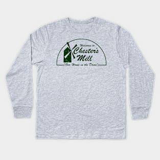 Welcome to Chester's Mill Kids Long Sleeve T-Shirt